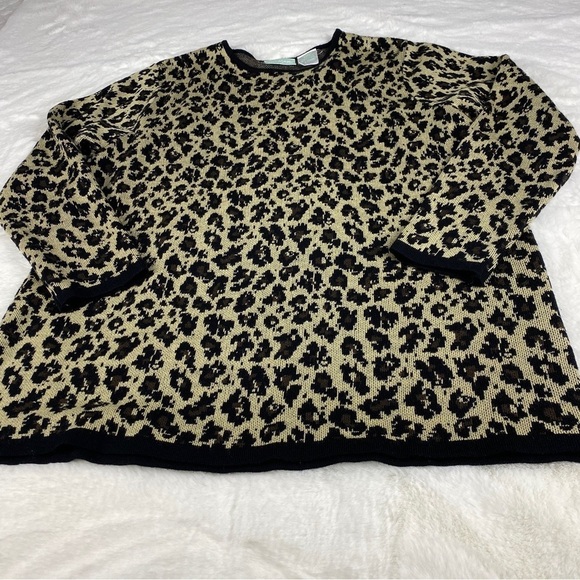 220 Hickory XL Leopard Animal Print Cheetah Sweater - Picture 6 of 6
